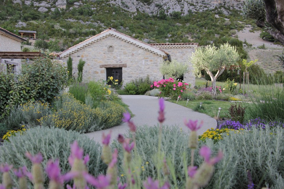 Jardin naturel de gite en haute provence, près de Sisteron et Gap