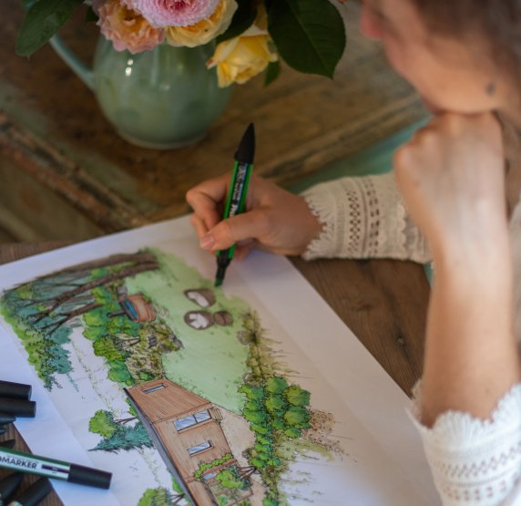 Dessiner un jardin