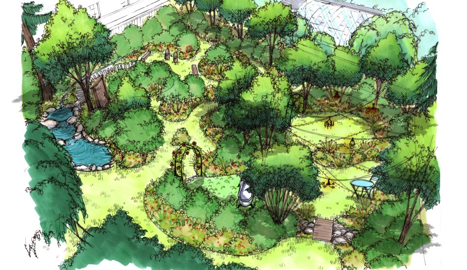 Le jardin artistique