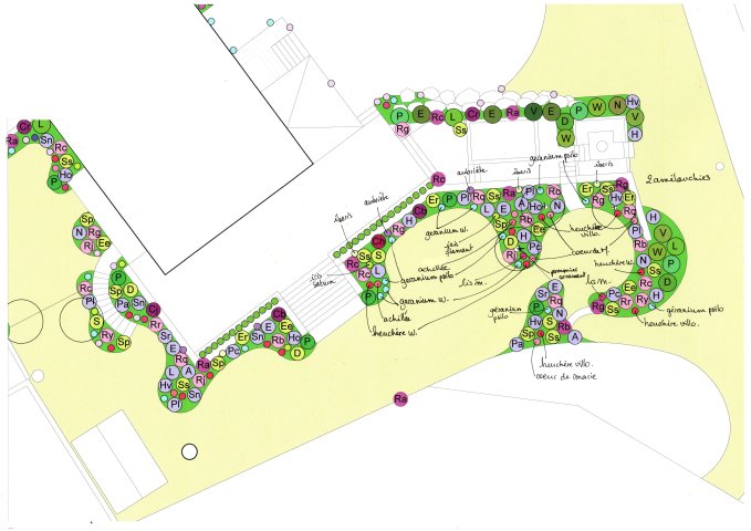Réalisation d'un plan de plantation pour un jardin de montagne, par une architecte paysagiste dplg près de Gap
